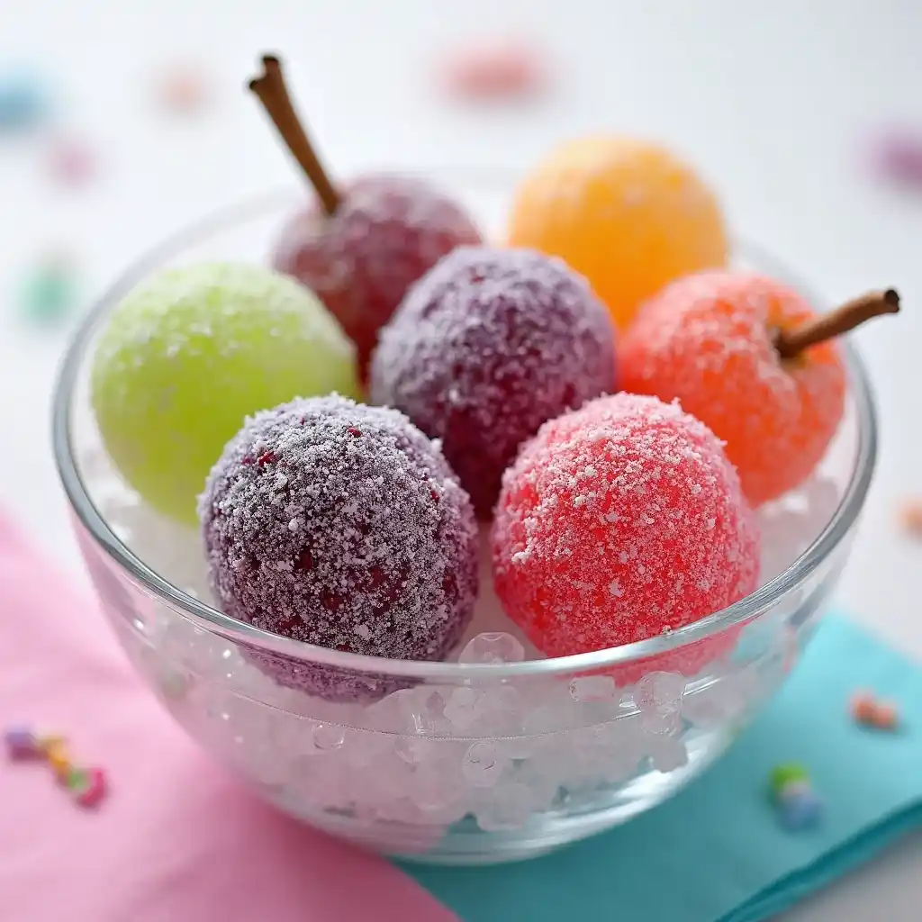 candy frozen grapes