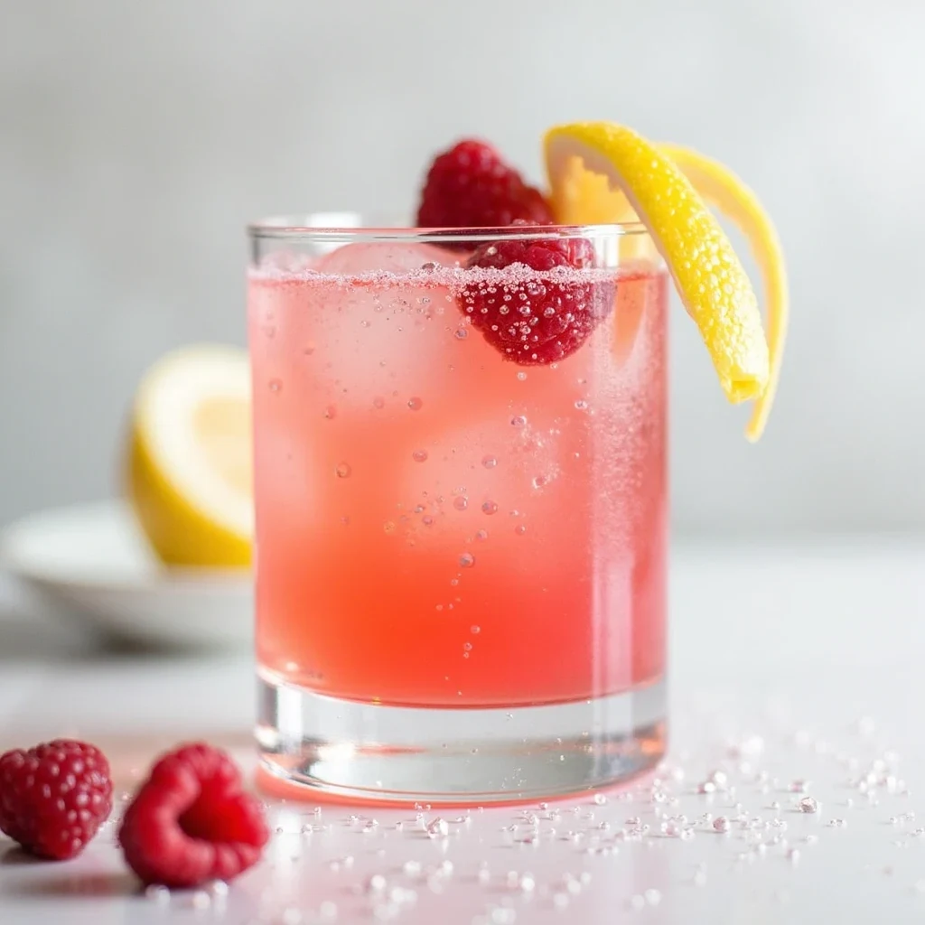 Raspberry-Honey Deuce cocktail