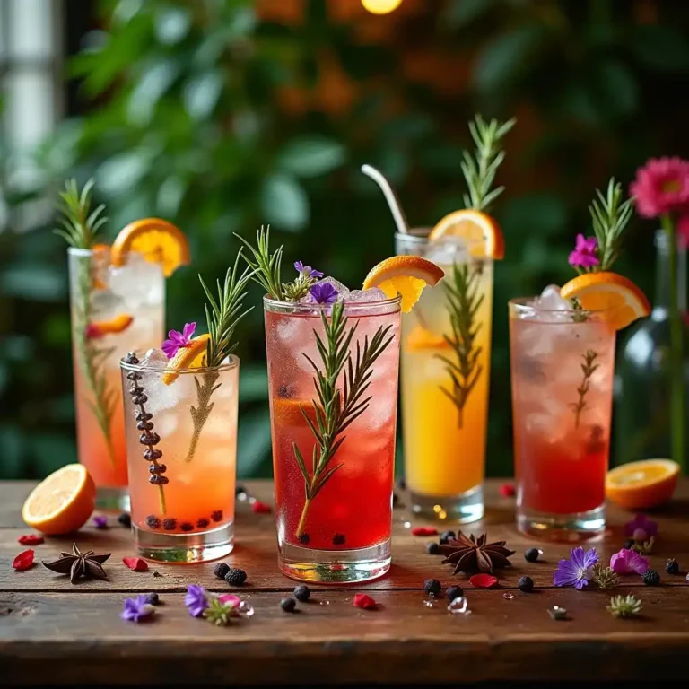 maximalist botanical cocktails