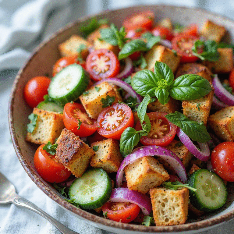 Italian Panzanella salad