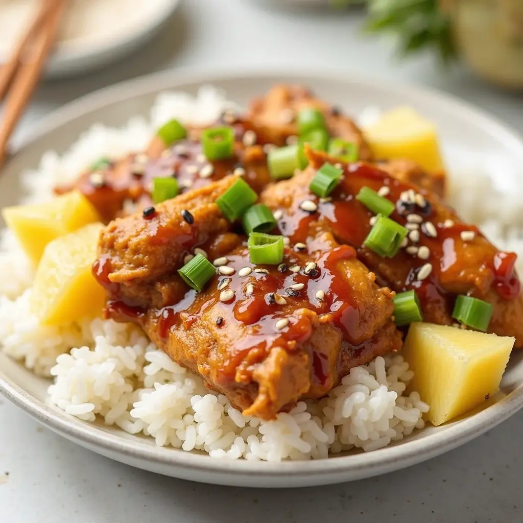 Sweet Hawaiian Crockpot Chicken