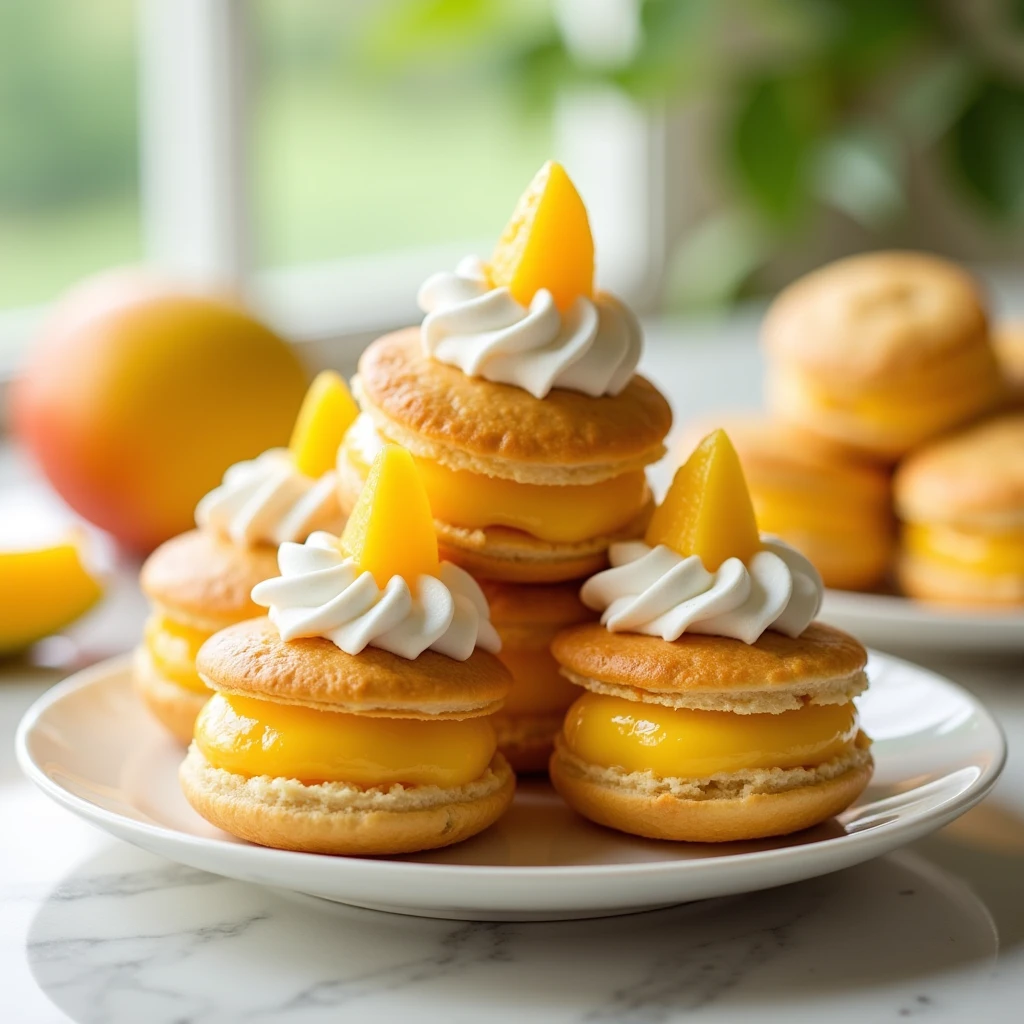 Mango Pastry Clouds