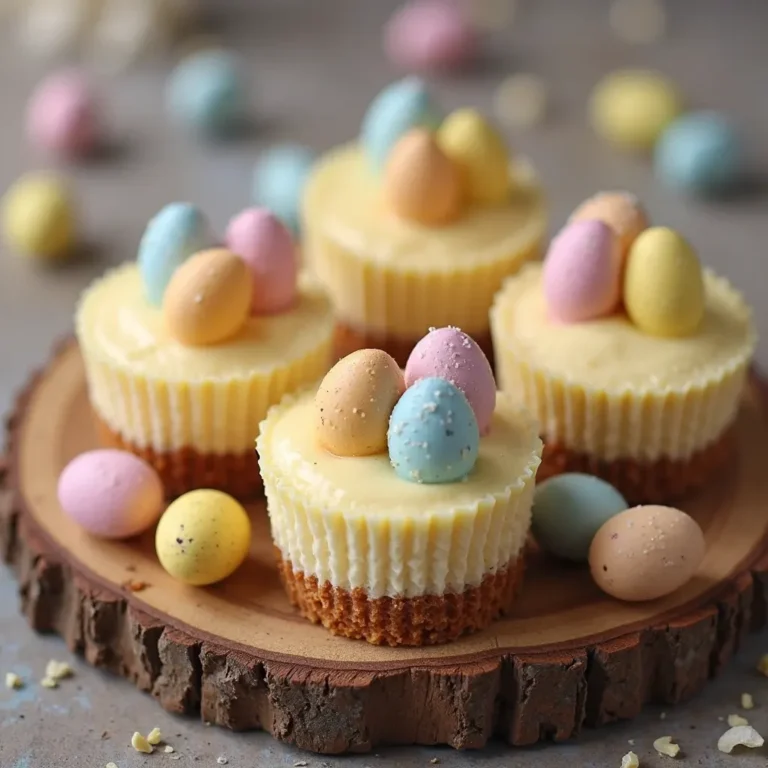 Mini Egg Cheesecakes