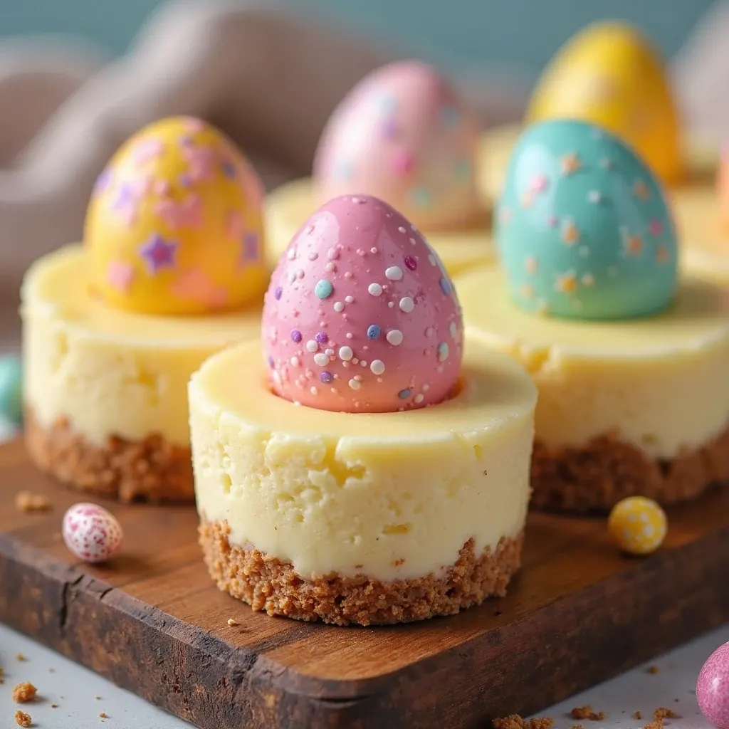 Mini Egg Cheesecakes