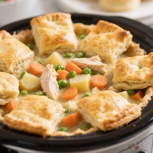 Crock Pot Chicken Pot Pie