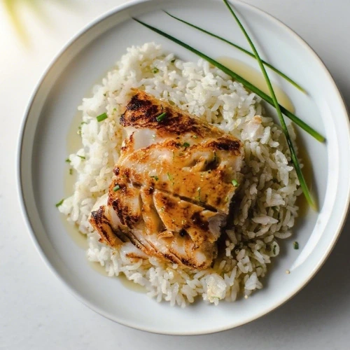 Miso-Glazed Cod with Coconut Jasmine Rice