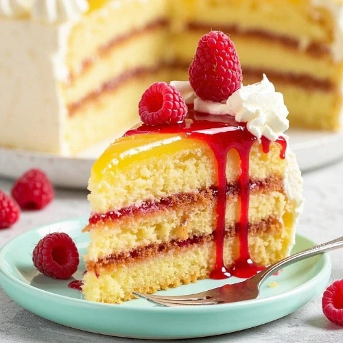 Raspberry Lemon Cake