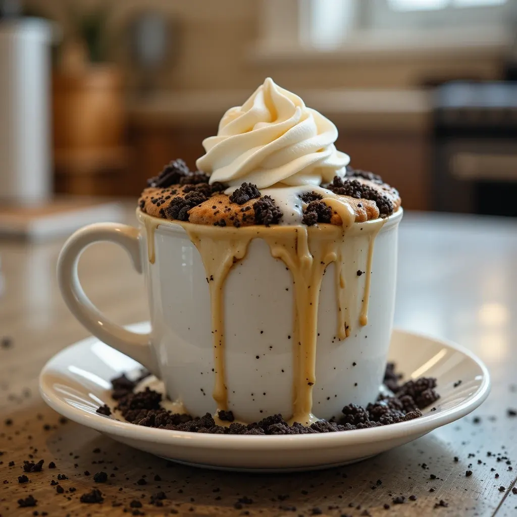 Oreo mug cake
