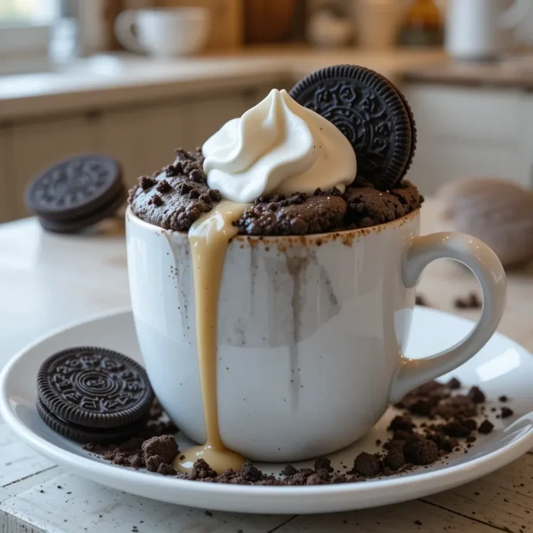 Oreo mug cake