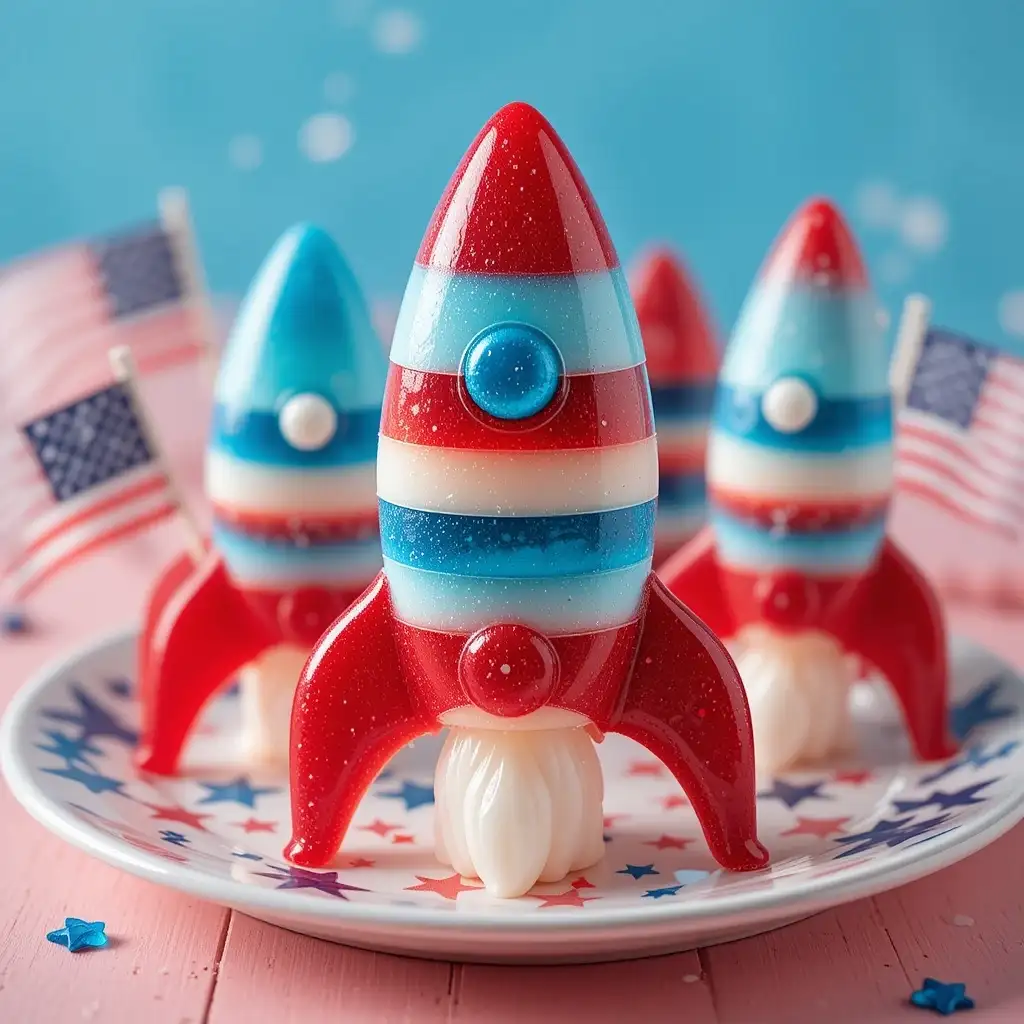 Rocket Pop-Style Jell-O