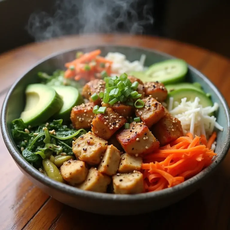 Chicken Poke Bowl
