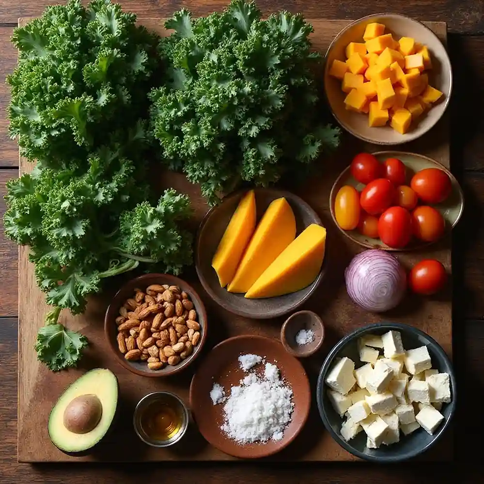 Kale Salad with Mango