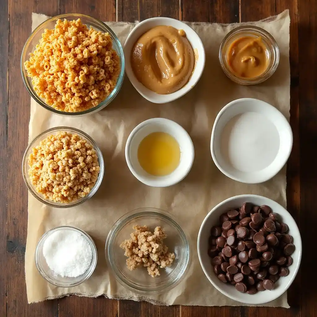 No-Bake Scotcheroos – Peanut Butter Chocolate Bars