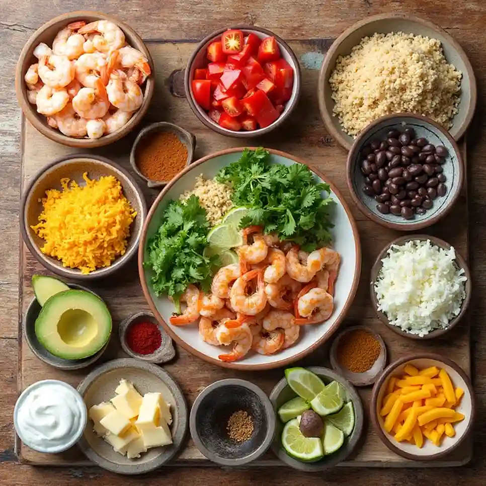 Shrimp Burrito Bowls