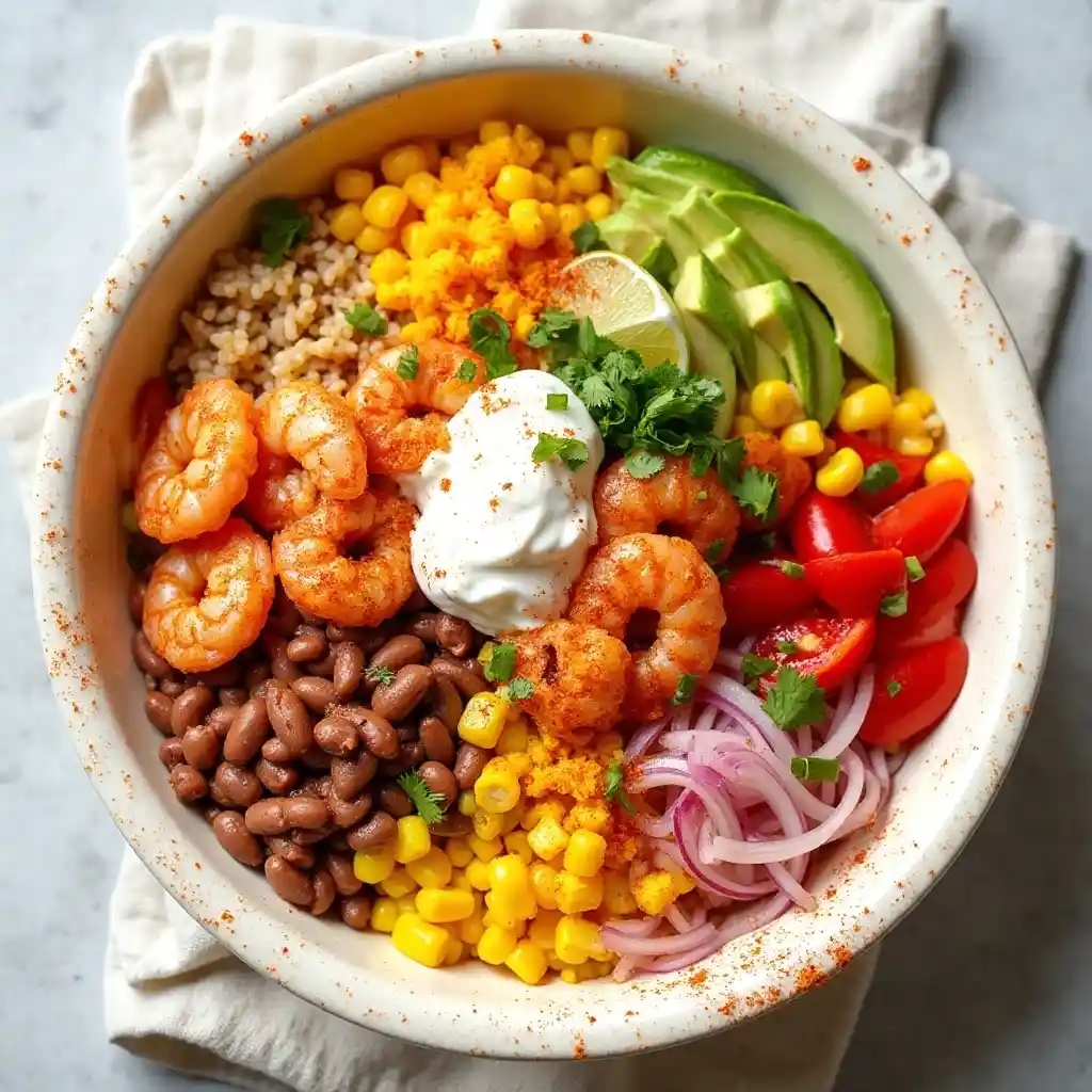 Shrimp Burrito Bowls