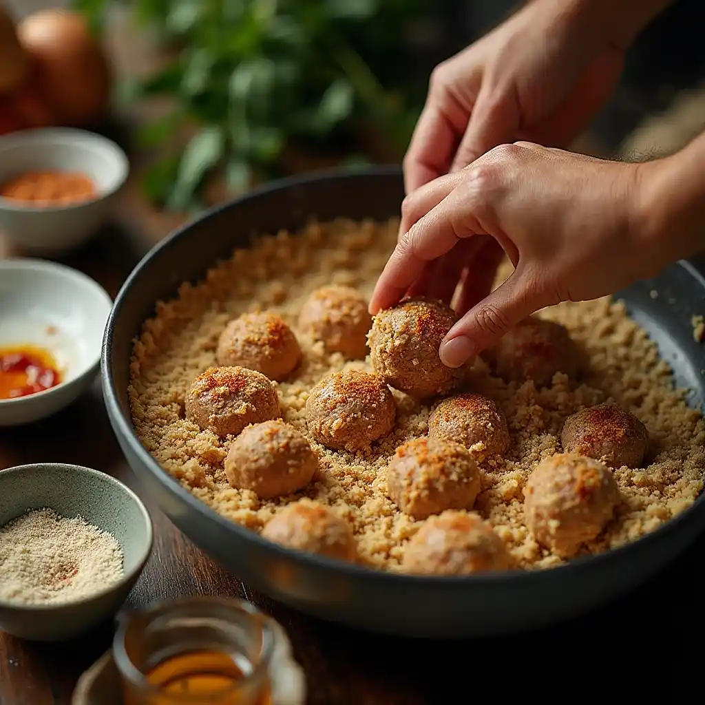 Spicy Chicken Meatballs Recipe