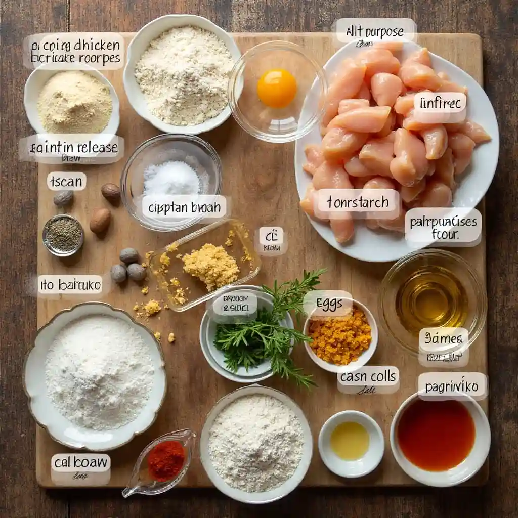 crispy chicken popcorn bites