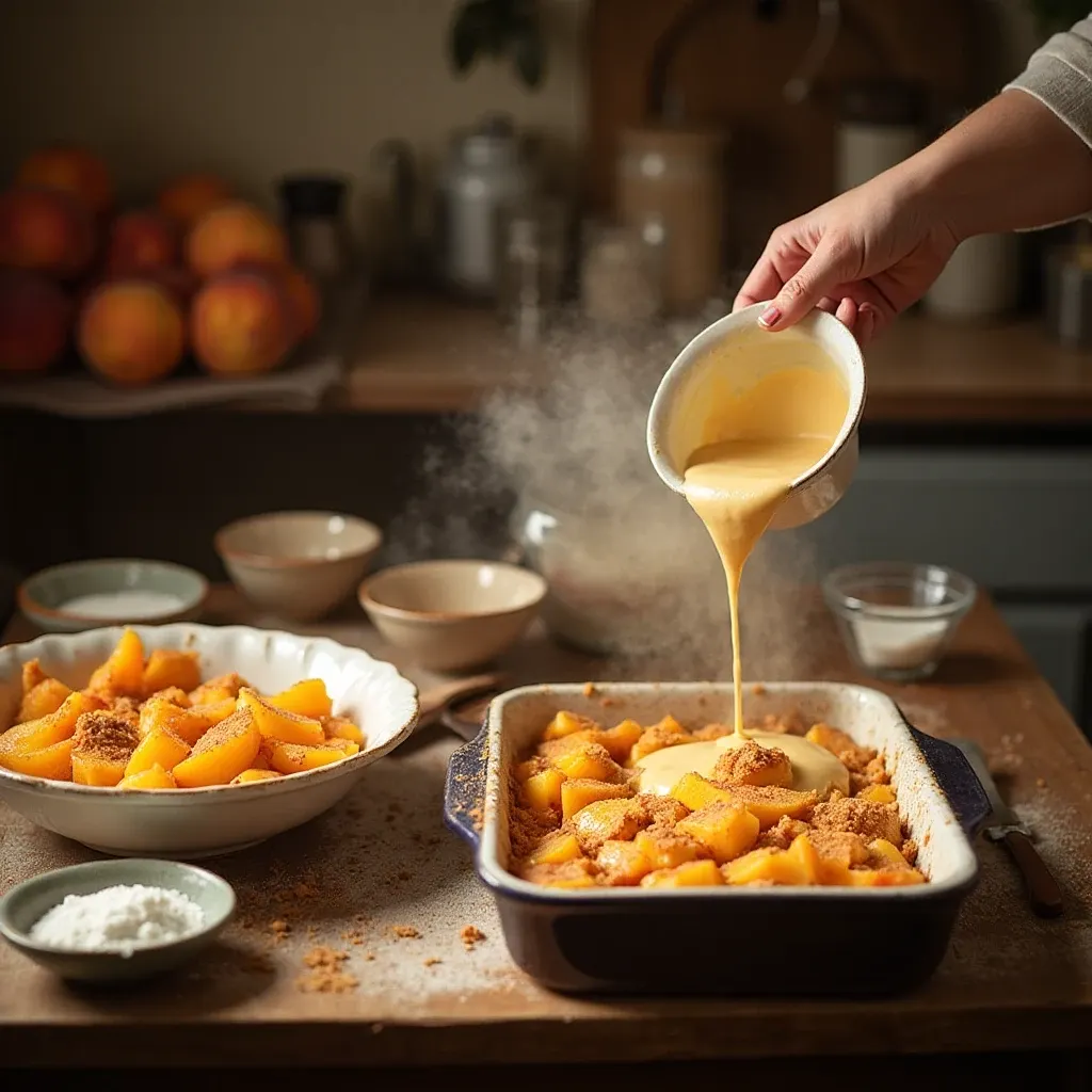 Peach Cobbler Recipe with Cake Mix