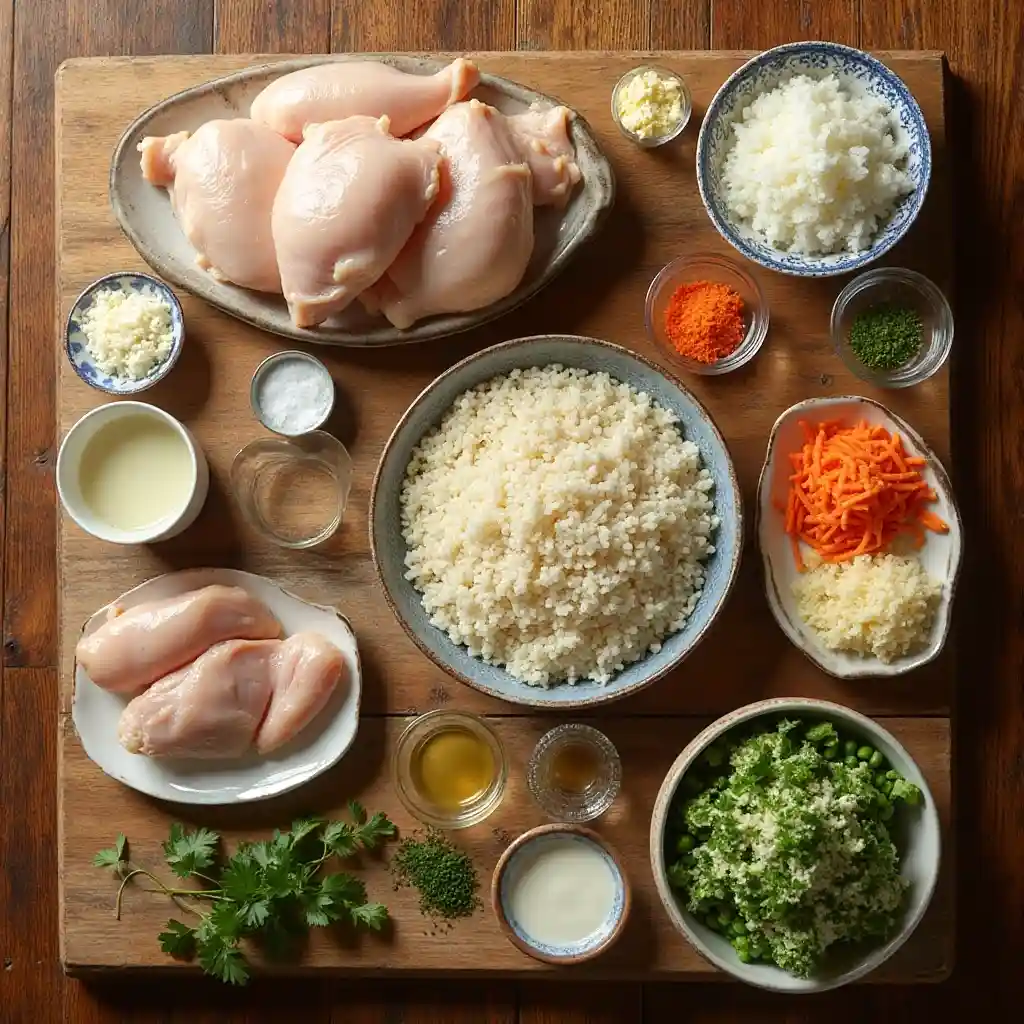 Easy Creamy Chicken and Rice Skillet Dinner