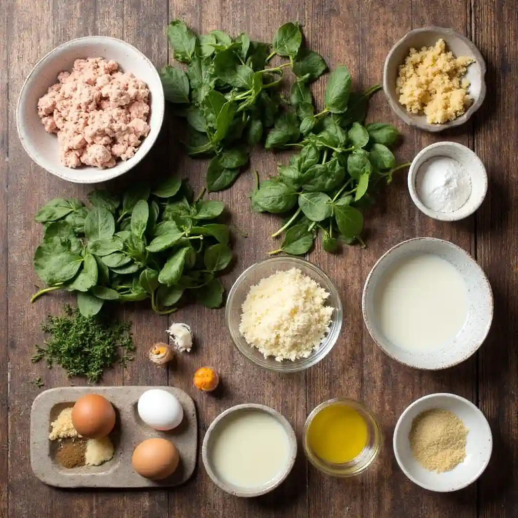 creamy spinach turkey meatballs