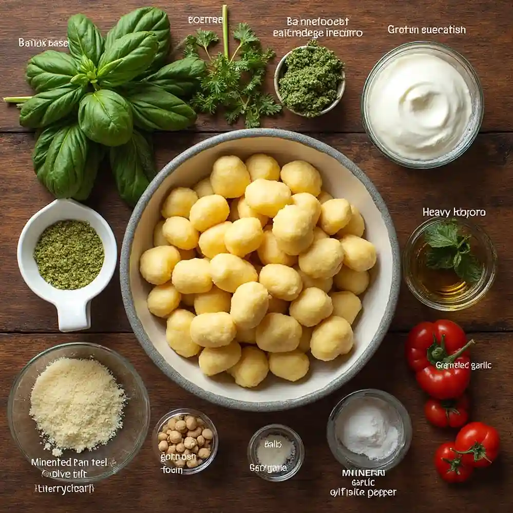 15-Minute Creamy Pesto Gnocchi