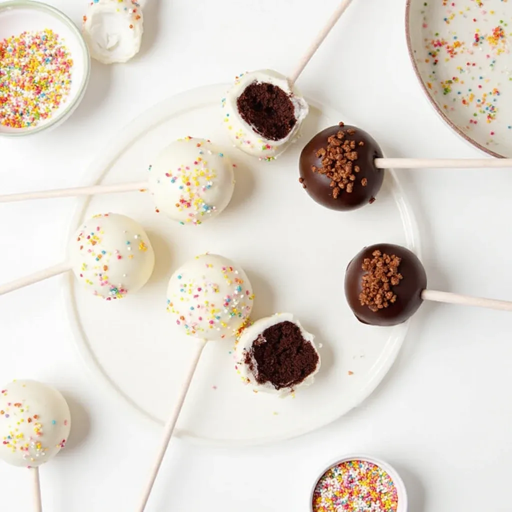 Fudgy Brownie Cake Pops