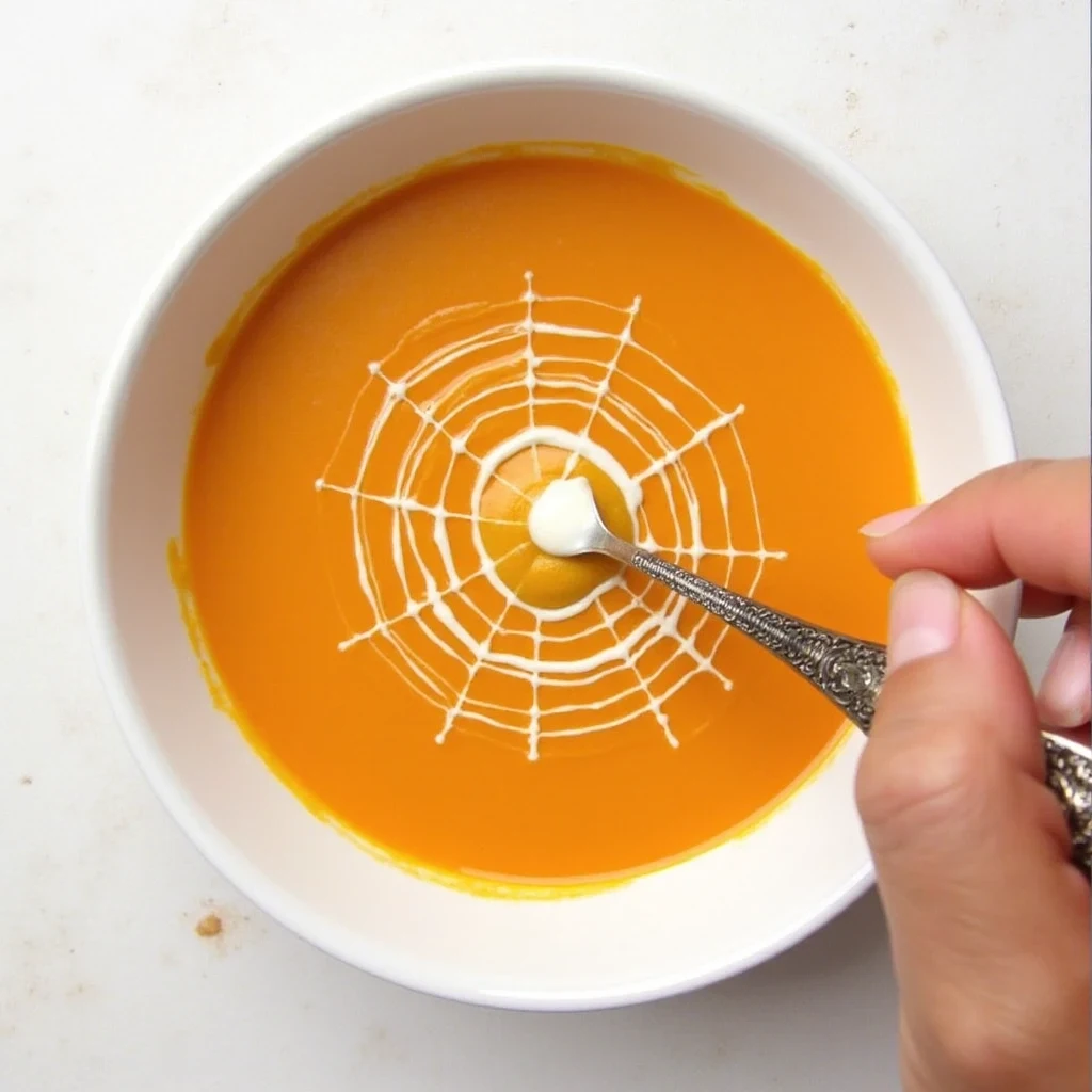 Spooky Pumpkin Curry Soup