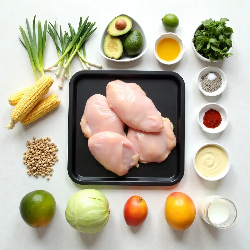 Mango Avocado Chicken Salad