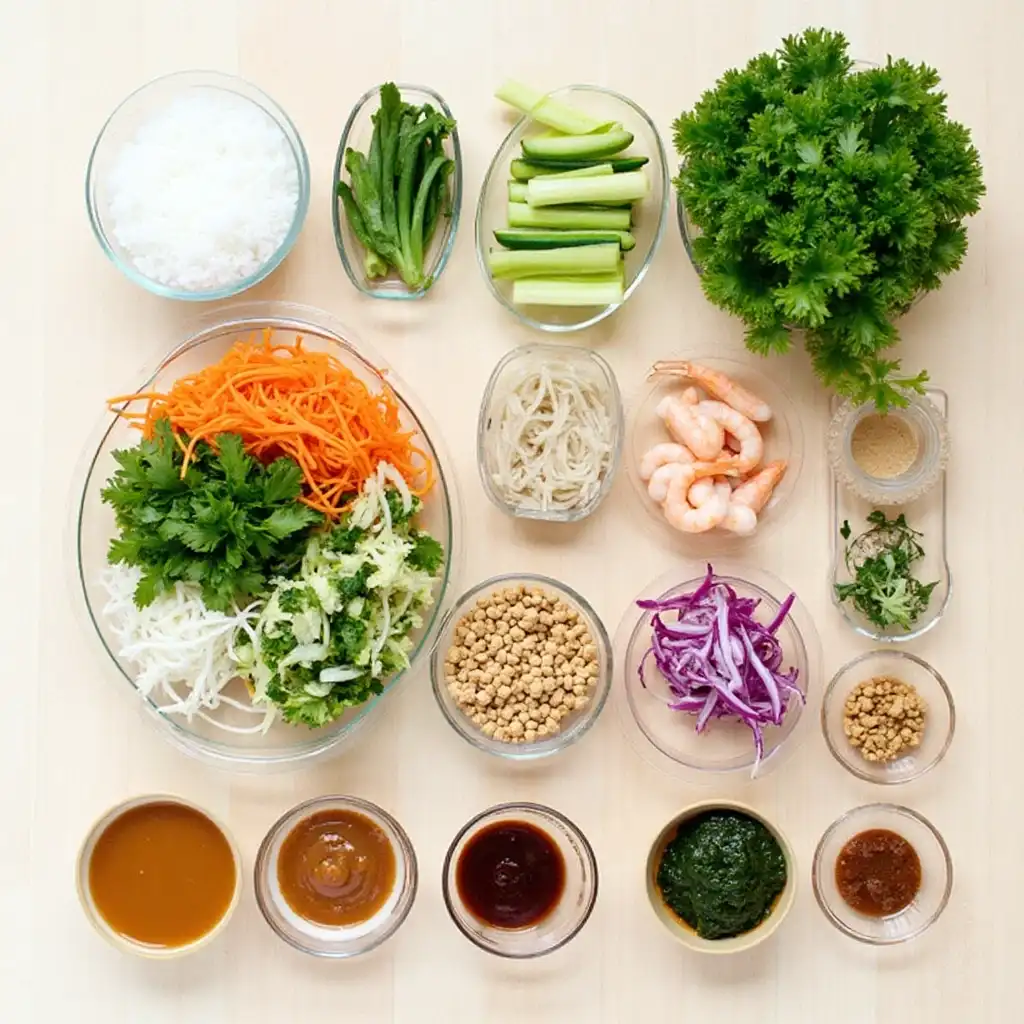 Easy Vietnamese Shrimp Summer Rolls with Peanut Sauce