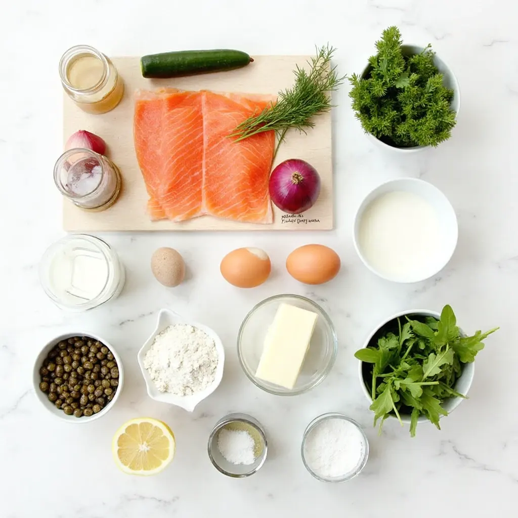 Easy Buckwheat Crepes with Salmon & Homemade Crème Fraîche