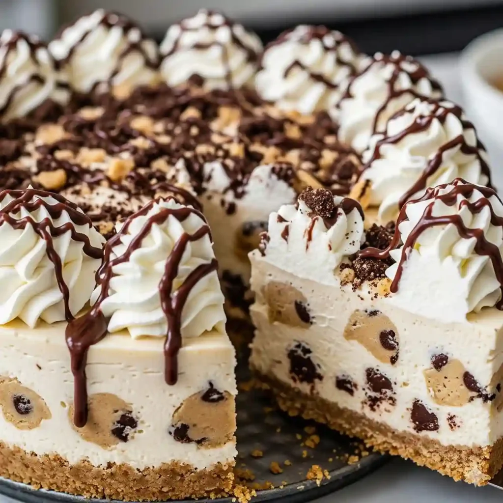 Chocolate Chip Cookie Dough Ice Cream Cake