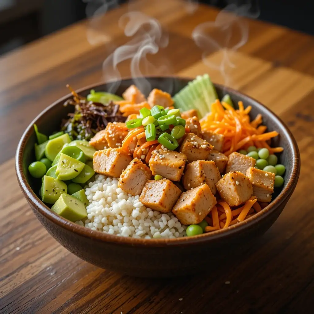 Chicken Poke Bowl