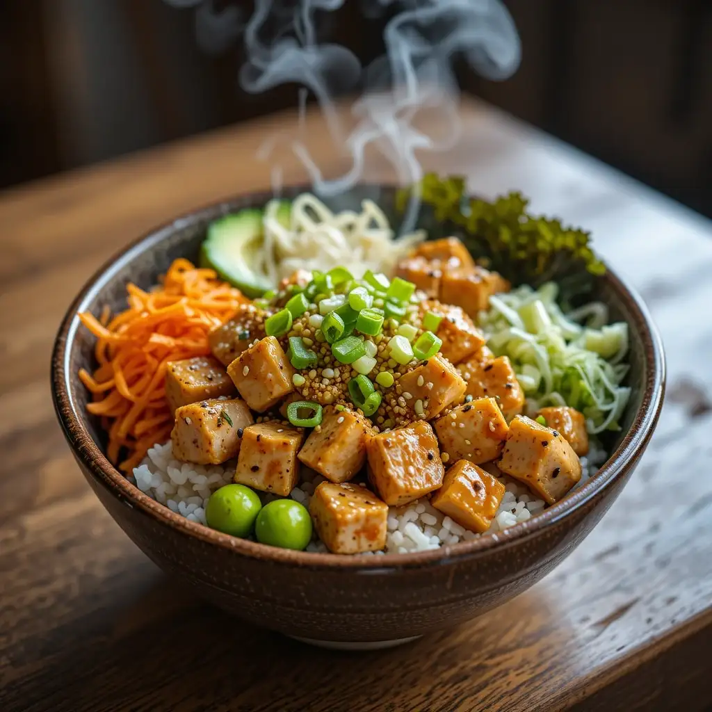 Chicken Poke Bowl