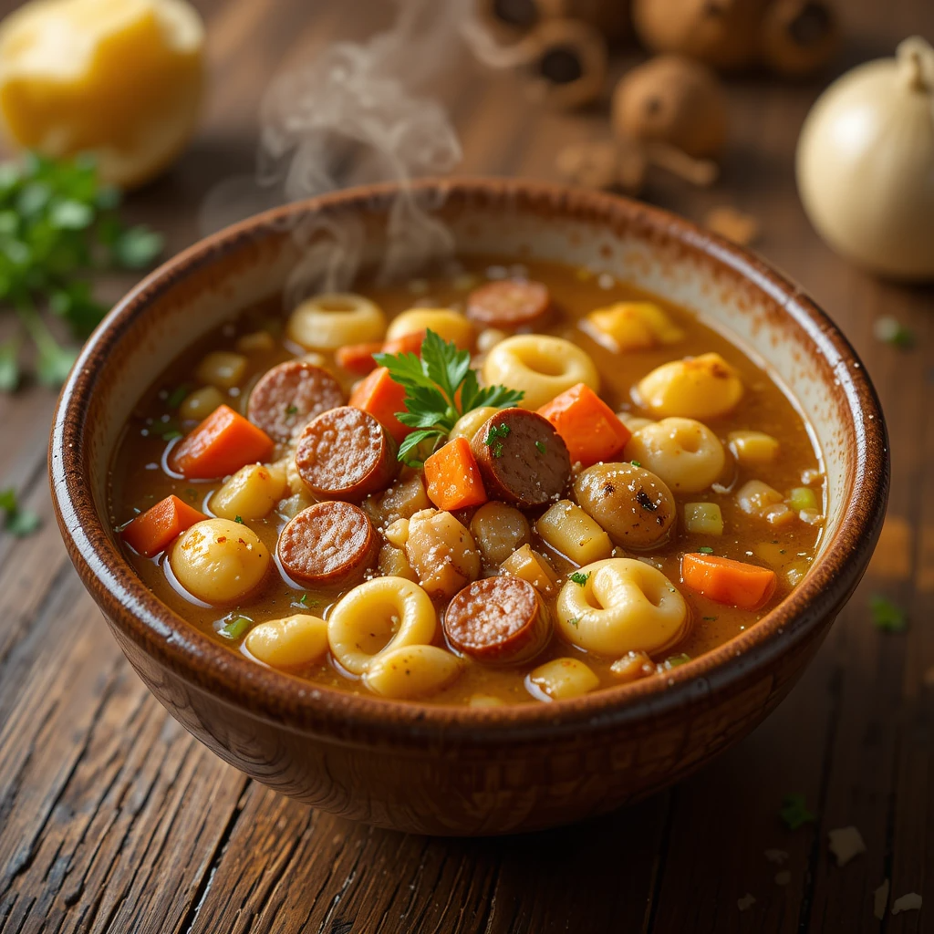 Sausage Potato Tortellini Soup