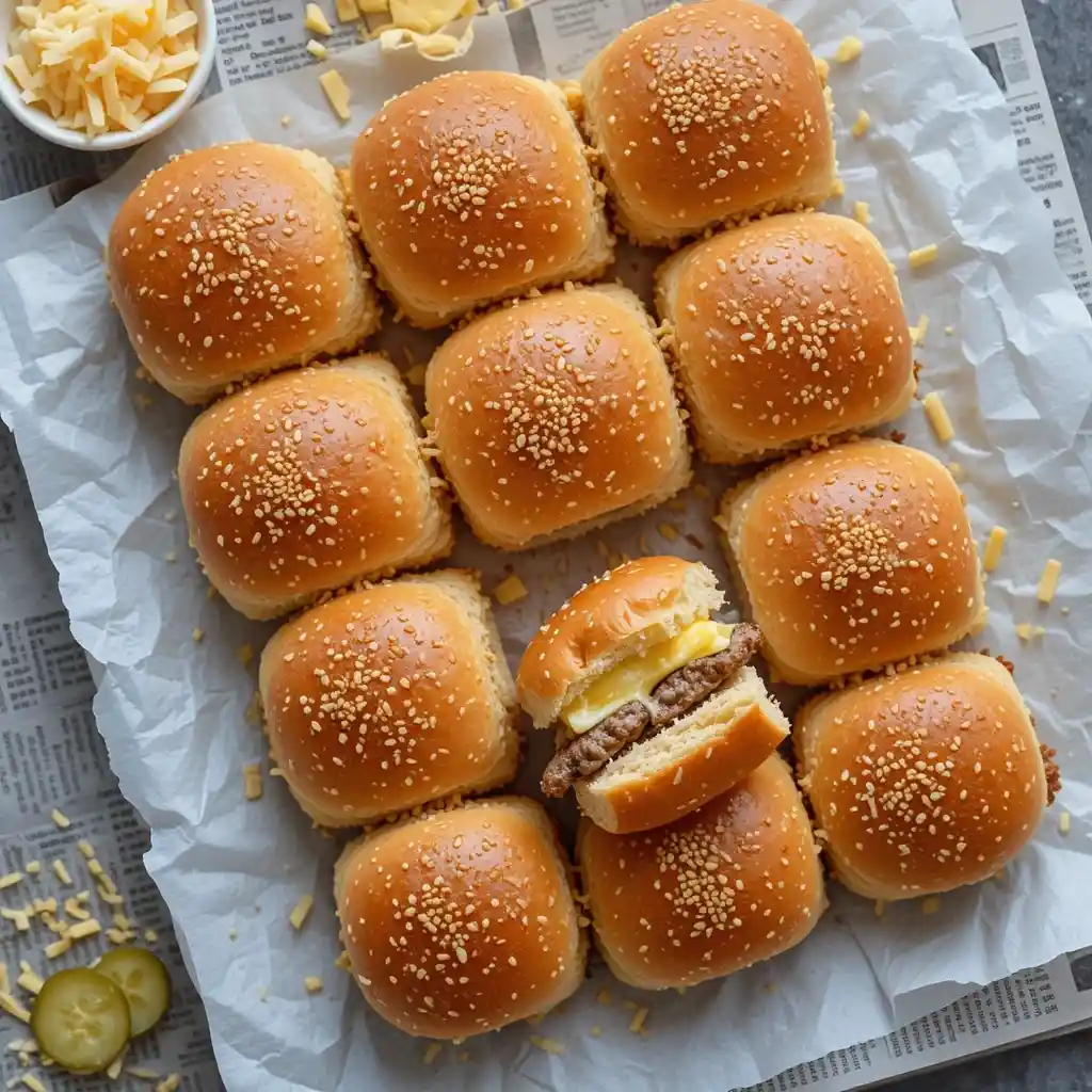easy cheeseburger sliders recipes