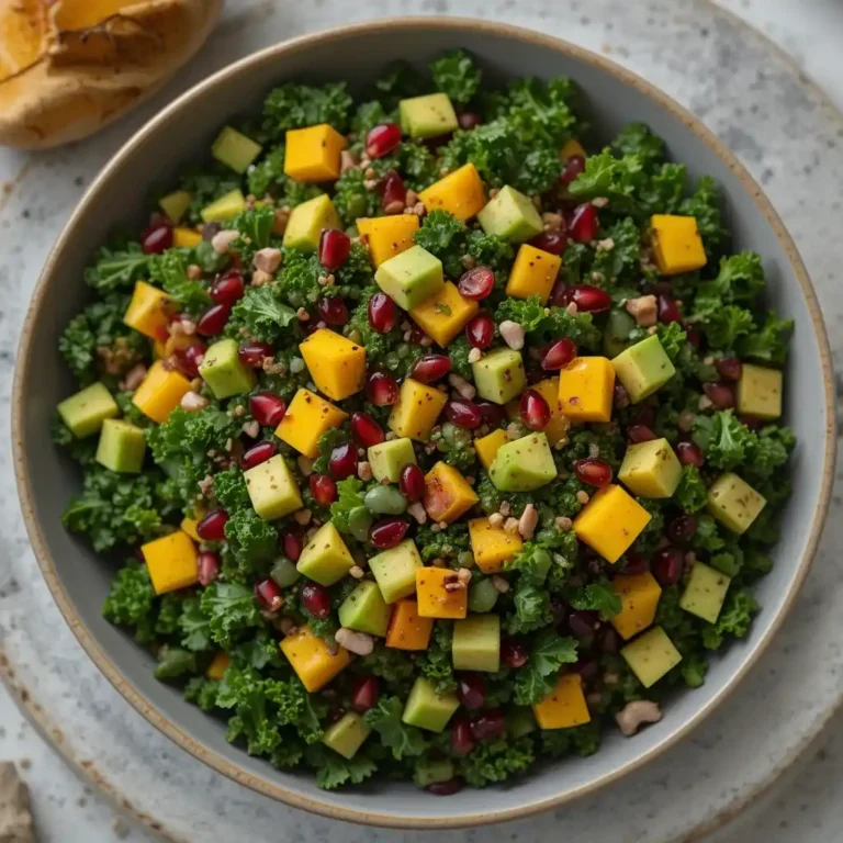 Kale Salad with Mango