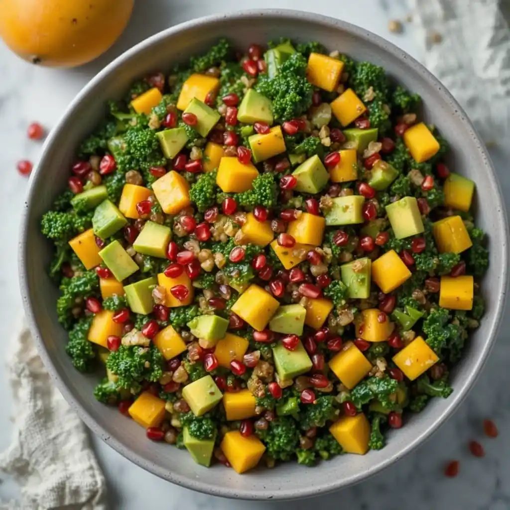 Kale Salad with Mango