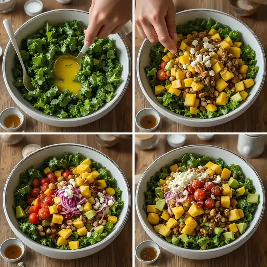 Kale Salad with Mango