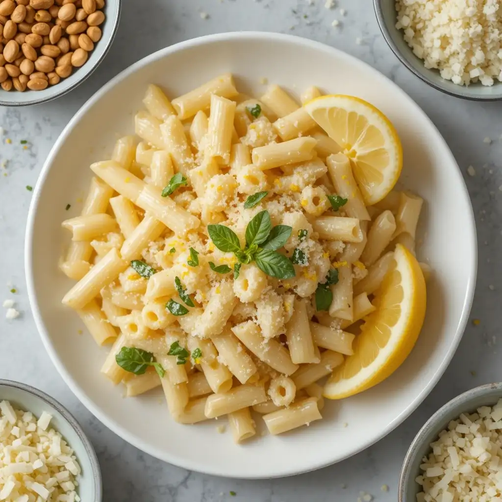 creamy lemon ricotta pasta