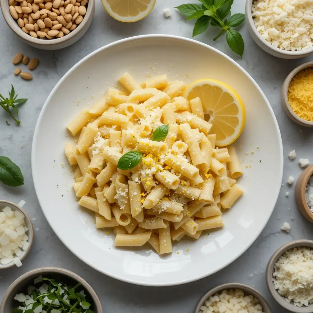 creamy lemon ricotta pasta