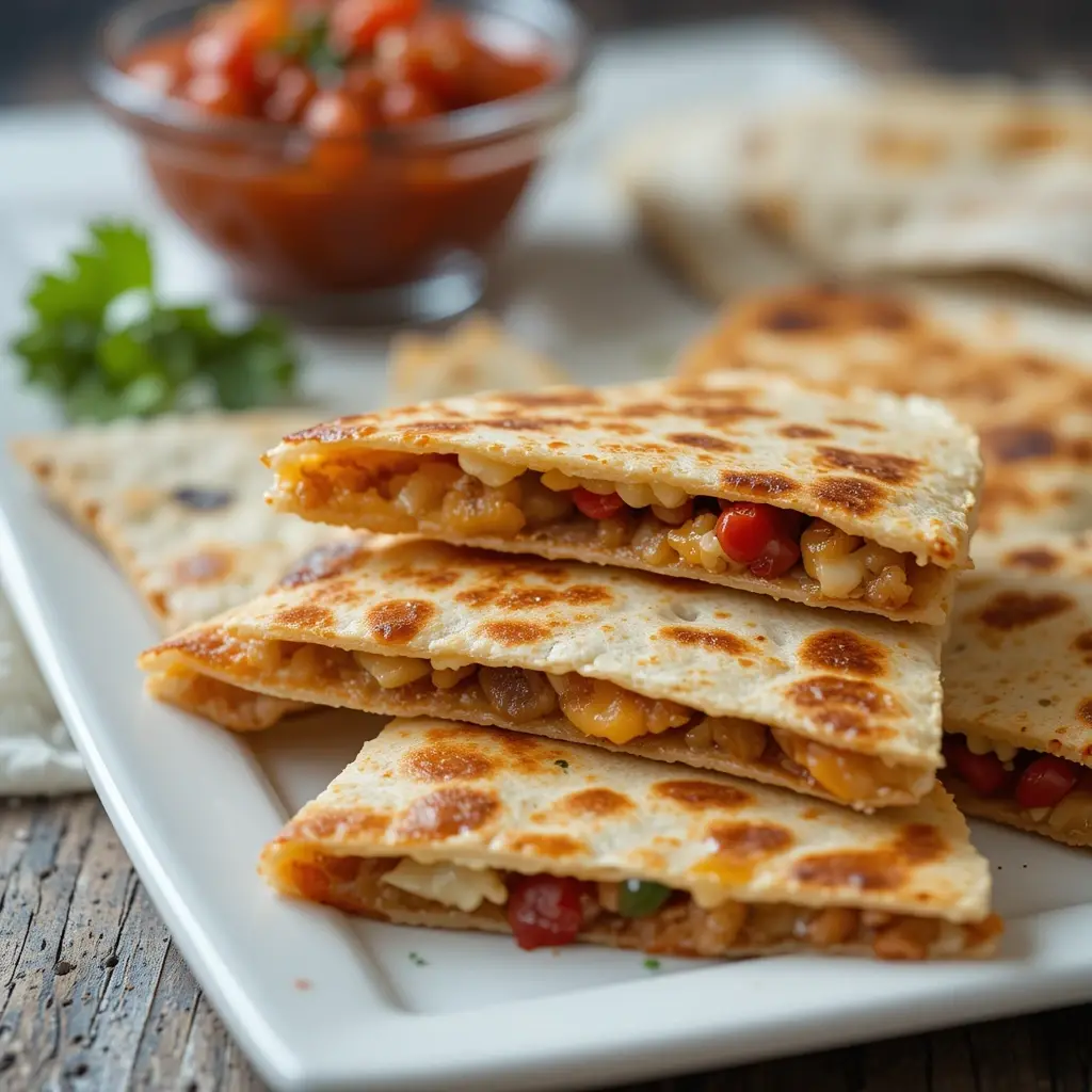 Cheesy Chicken Quesadillas