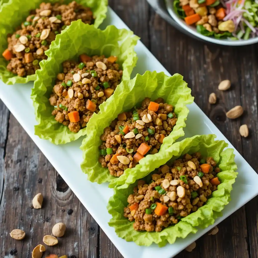 chicken lettuce wraps recipe