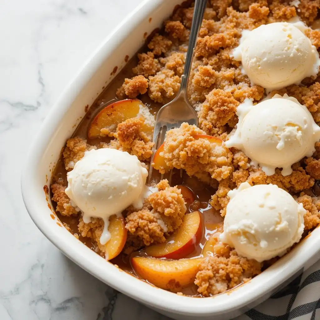 Peach Cobbler Recipe with Cake Mix