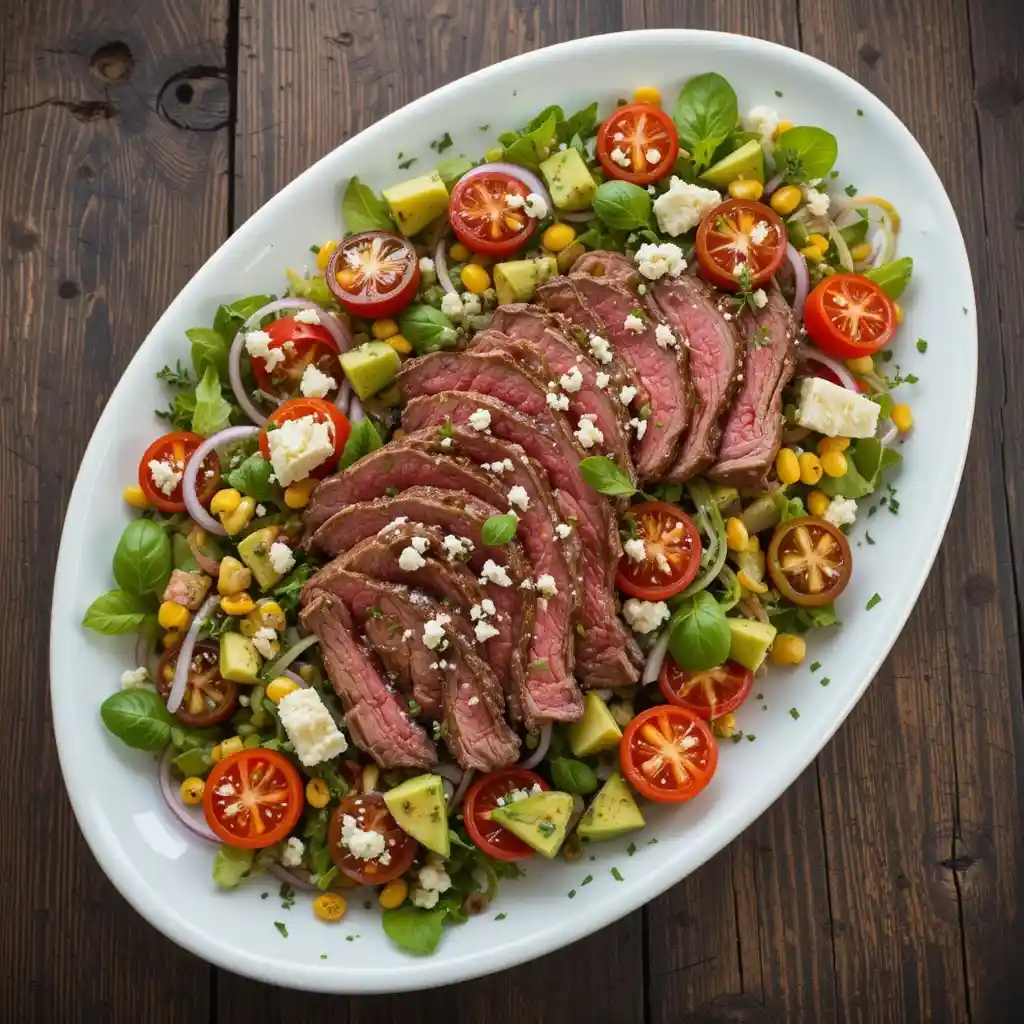 balsamic steak & gorgonzola salad