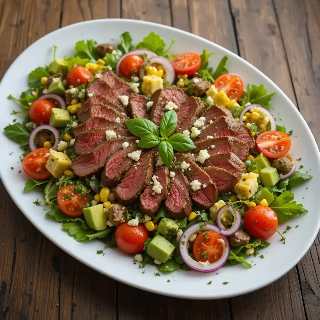 balsamic steak & gorgonzola salad