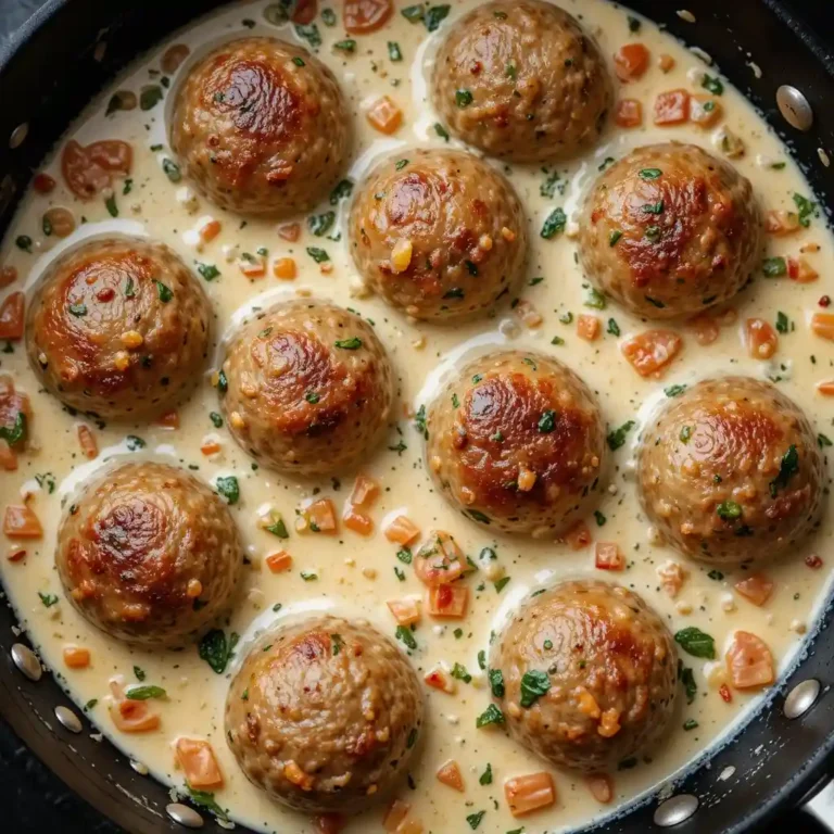creamy spinach turkey meatballs