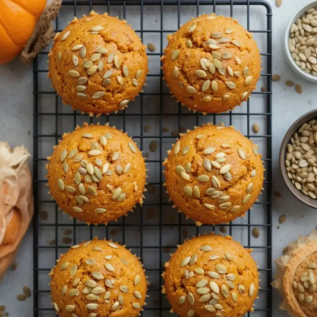 High Protein Pumpkin Muffins