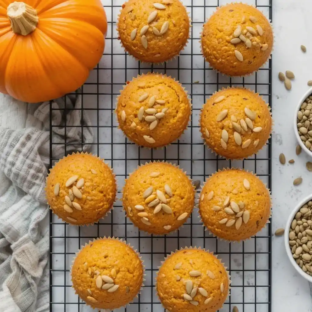 High Protein Pumpkin Muffins