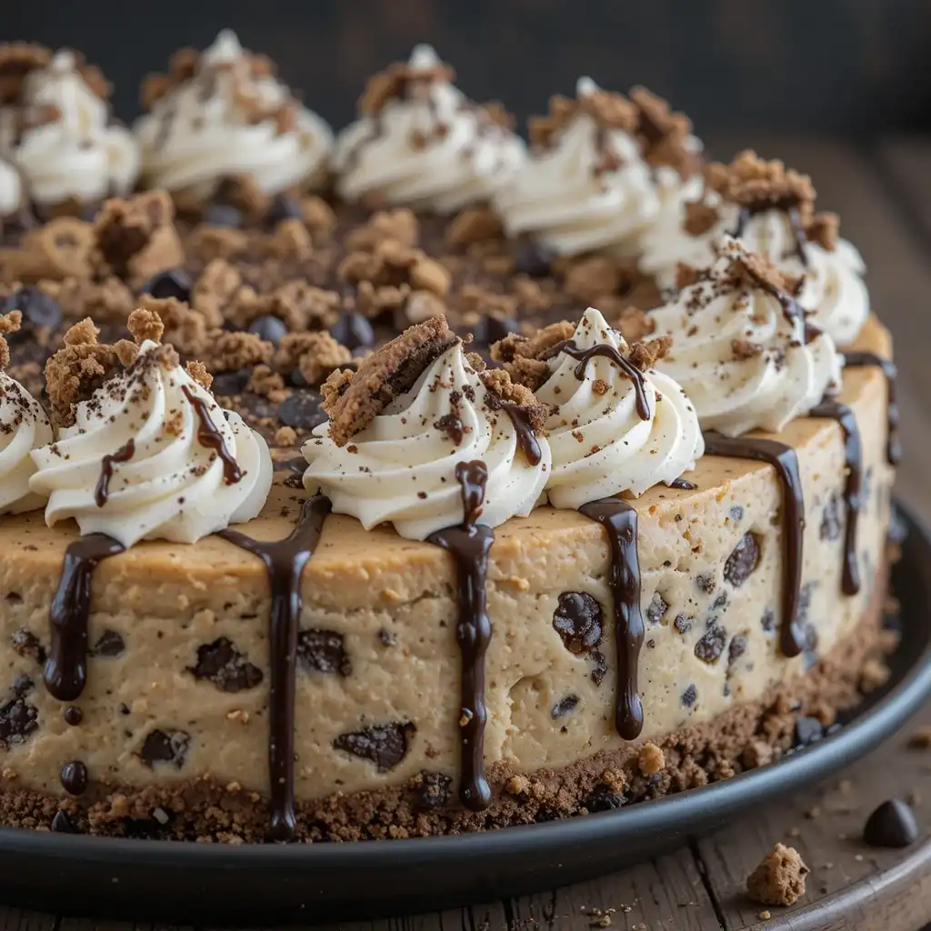 Chocolate Chip Cookie Dough Ice Cream Cake
