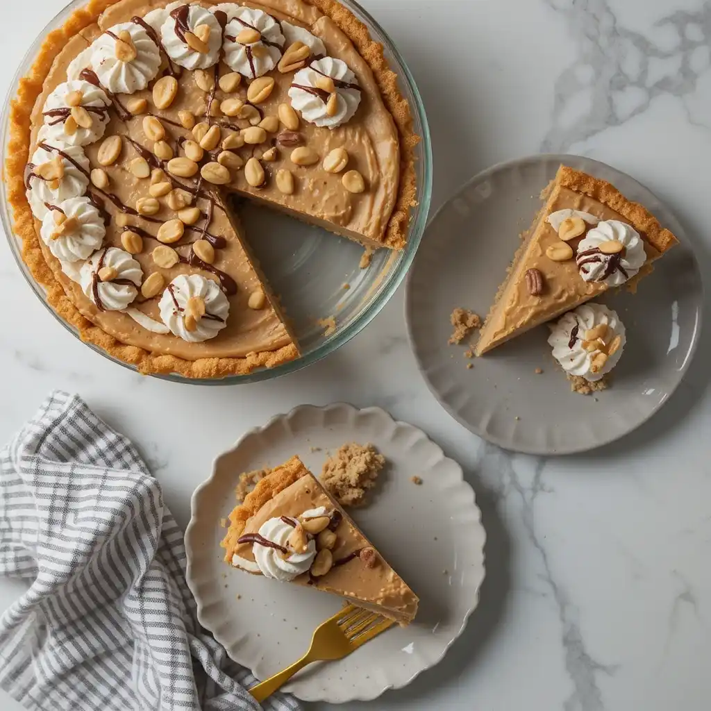 creamy peanut butter pie